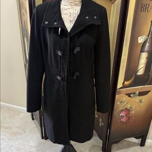Kenneth Cole Black Trench Coat